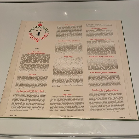 Joyous Noel 38 artists collectors edition 4 LP vinyl record albums Christmas - Picture 13 of 15